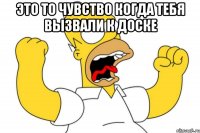 Это то чувство когда тебя вызвали к доске 