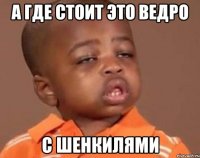 А где стоит это ведро С шенкилями