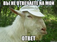 Вы не отвечаете на мой ответ