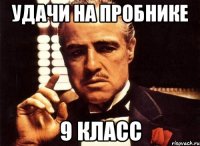 Удачи на пробнике 9 класс