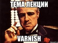 тема лекции Varnish