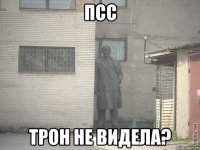 Псс Трон не видела?