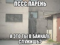 пссс,парень а это ты в байкале служишь?