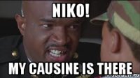 Niko! My causine is there