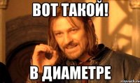 вот такой! в диаметре