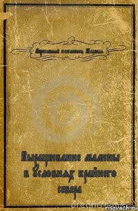 Агрессивный мексиканец Медведь Выращивание малины в условиях крайнего севера