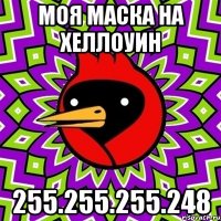 Моя маска на хеллоуин 255.255.255.248