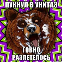 Пукнул в унитаз Говно разлетелось