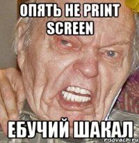 ОПЯТЬ НЕ PRINT SCREEN ЕБУЧИЙ ШАКАЛ