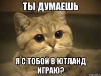 ТЫ ДУМАЕШЬ Я С ТОБОЙ В ЮТЛАНД ИГРАЮ?