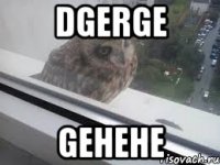 dgerge gehehe