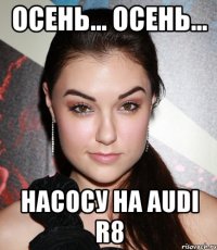 осень... осень... насосу на audi r8