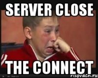 Server close the connect