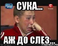 Сука... Аж до слез...