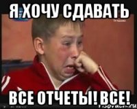 я хочу сдавать все отчеты! все!