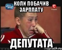 Коли побачив зарплату депутата