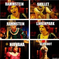 Rammstein Skillet Rammstein Linkinpark Nirvana Slipknot