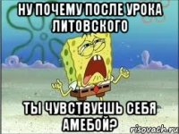 Ну почему после урока литовского ты чувствуешь себя амебой?