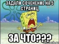 Задали соченение на 5 страниц За что???