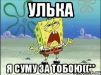 Улька Я суму за тобою((**