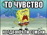 ТО ЧУВСТВО КОГДА УКРАЛИ СЕМЬКИ