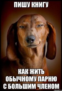 Пишу книгу как жить обычному парню с большим членом