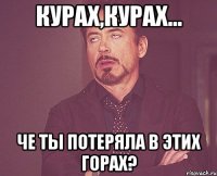 Курах,Курах... Че ты потеряла в этих горах?