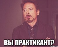  Вы практикант?