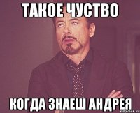 Такое Чуство Когда Знаеш Андрея