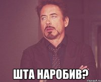  Шта наробив?