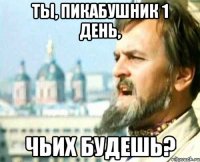 Ты, пикабушник 1 день, чьих будешь?
