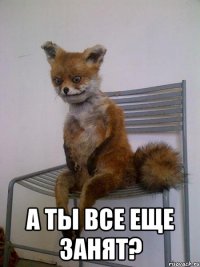  А ты все еще занят?