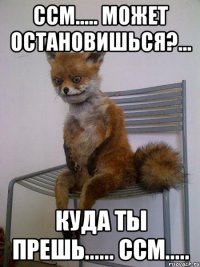 ССМ..... Может остановишься?... Куда ты прешь...... ССМ.....