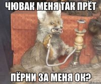 чювак меня так прёт пёрни за меня ок?