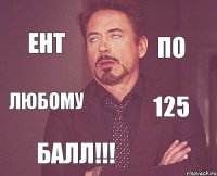 ЕНТ ПО ЛЮБОМУ 125 БАЛЛ!!!