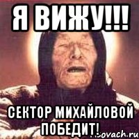 Я вижу!!! СЕКТОР МИХАЙЛОВОЙ ПОБЕДИТ!