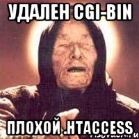 удален cgi-bin плохой .htaccess