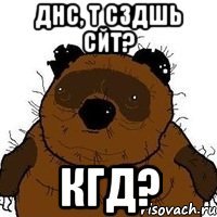 Днс, т сздшь сйт? кгд?