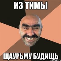 из Тимы щаурьму будищь