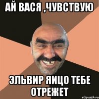 ай вася ,чувствую Эльвир яицо тебе отрежет