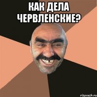 как дела червленские? 