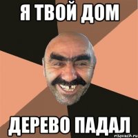 Я твой дом дерево падал