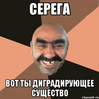 серега вот ты диградирующее существо
