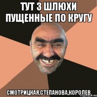 тут 3 шлюхи пущенные по кругу смотрицкая,степанова,королев