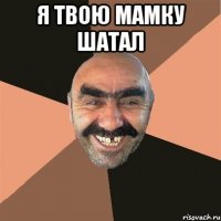 Я твою мамку шатал 