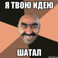 Я твою идею шатал