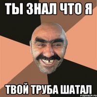 ты знал что я твой труба шатал