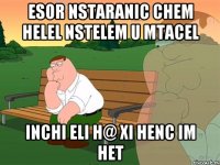 Esor nstaranic chem helel nstelem u mtacel inchi eli h@ xi henc im het