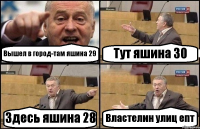 Вышел в город-там яшина 29 Тут яшина 30 Здесь яшина 28 Властелин улиц епт