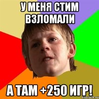 у меня стим взломали А там +250 игр!